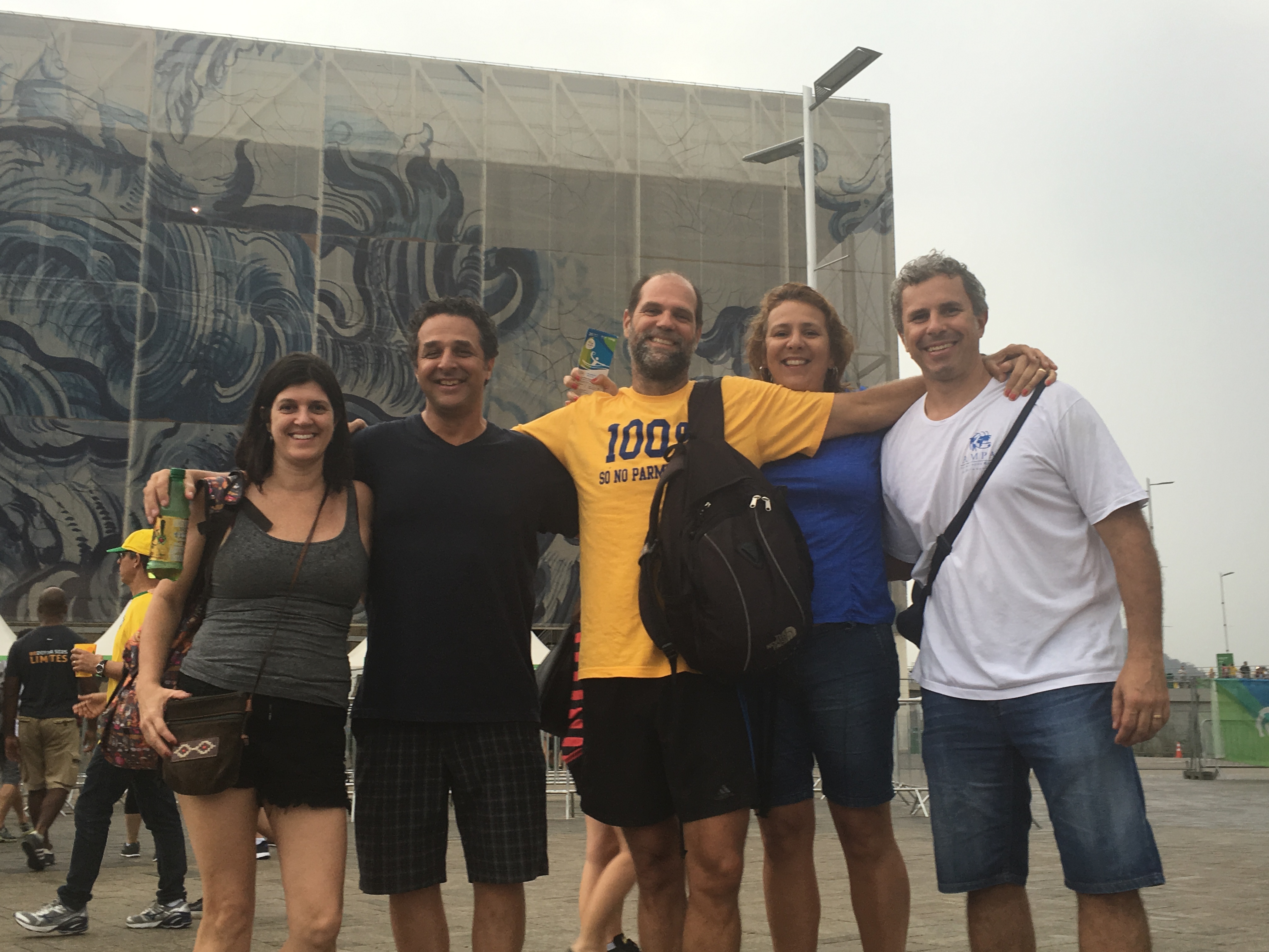 Marina, Nilsinho, Cris e Fabiano Polloni