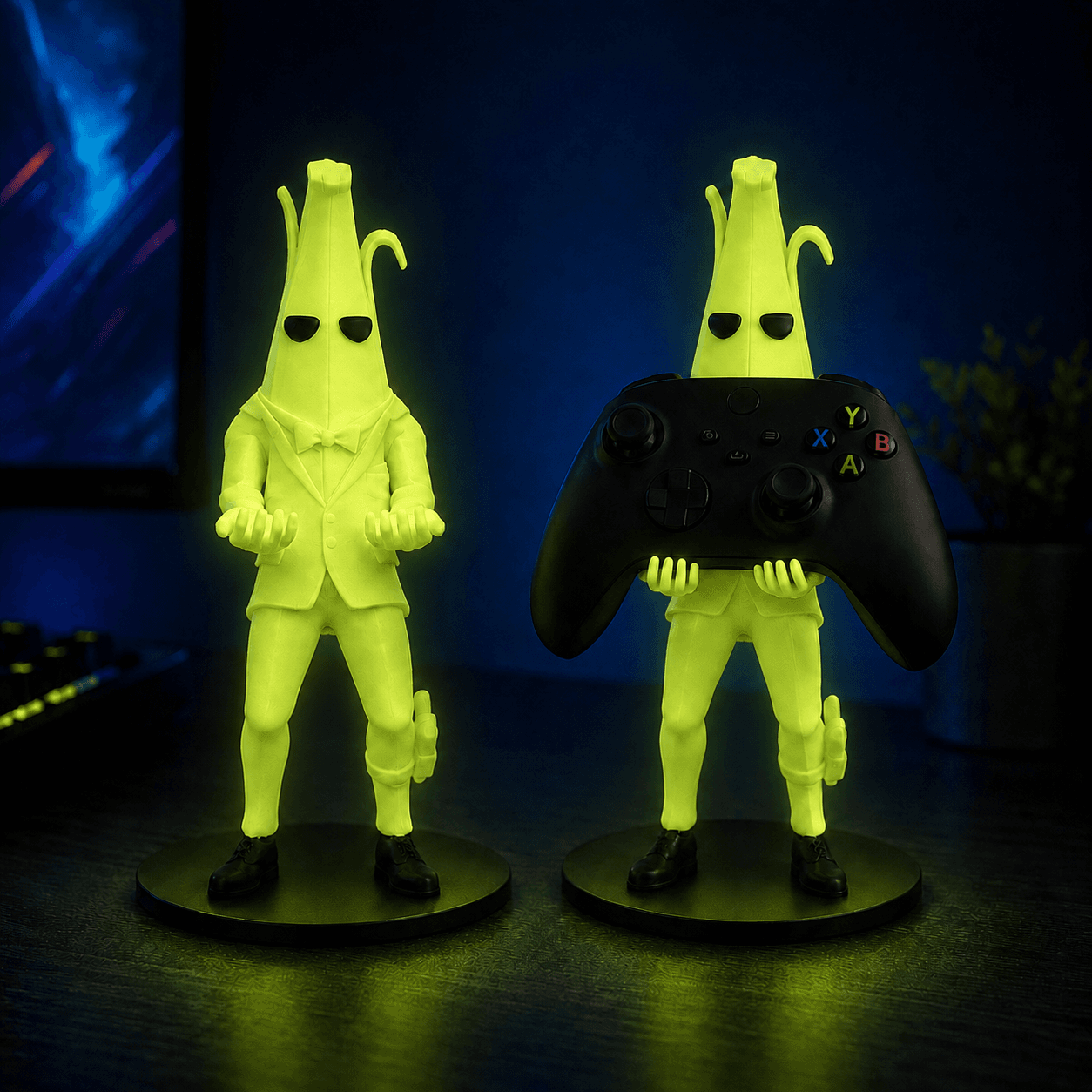 Stojak uchwyt na pada Fortnite Xbox PS4 PS5 (świecący w ciemności)