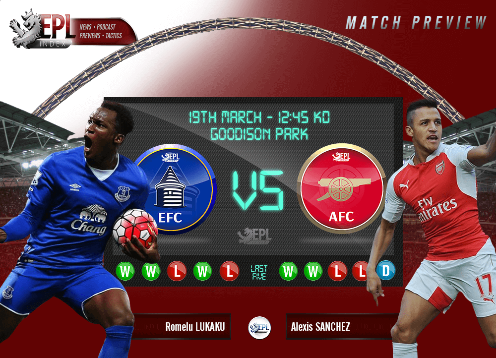 Everton Vs Arsenal Preview Team News Stats Key Men Epl