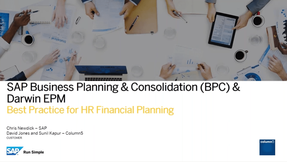Best Practice for HR Financial Planning - SAP UK