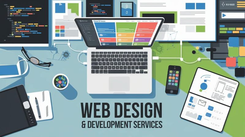 Web Development Services Web Applications And Web Design Development - Download Stunning Gradient Design | 8K