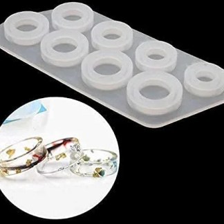 8 Hole Ring Silicone Mold Jewelry for resin art