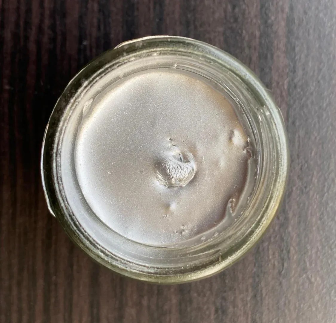 silver metallic gel for resin art