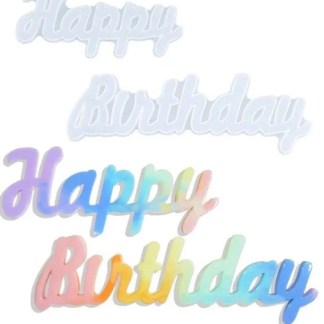 happy birthday mold for resin art