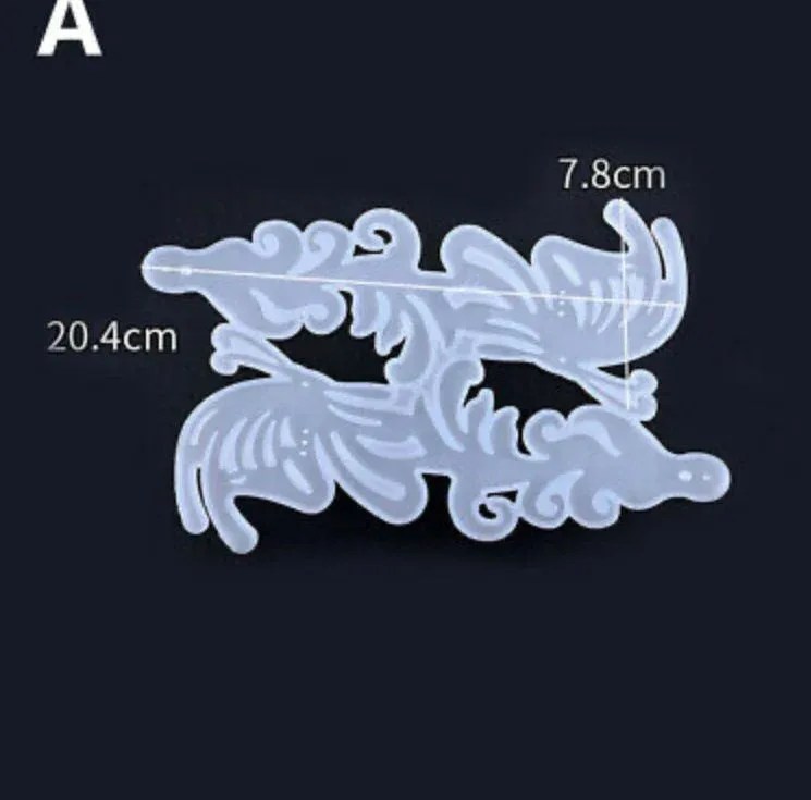 DIY Japanese fan & amp bookmark mould silicone epoxy resin