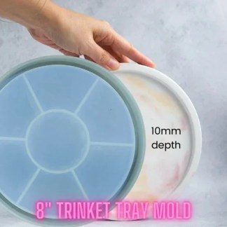 Plate Silicon Mold 8 inches For Resin Art