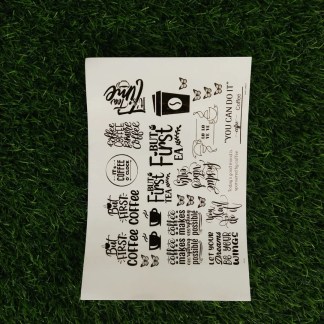 Embossed Gold Stickers sheet 152 For Resin Art