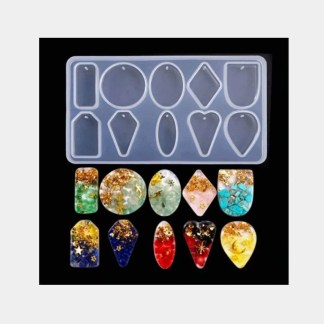 10 Cavity Pendent Mould For Resin Art