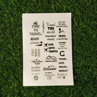 Embossed Gold Stickers sheet 0082 For Resin Art