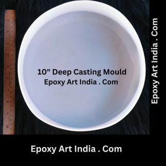 10" inches Deep Casting Round /silicone Mold For Resin Art