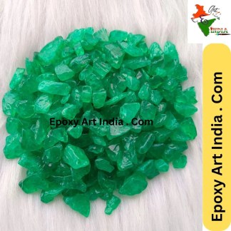 Light Green Stone For Resin Art