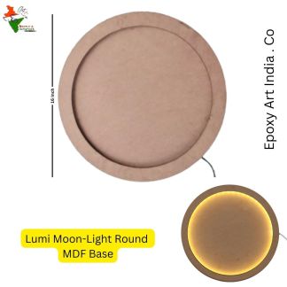 14" Lumi Moon-Light Round MDF Base