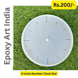 6" Marking Clock Dial Silicon Mould