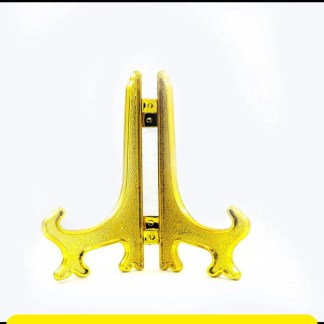 4" Gold Plastic Folding Stand