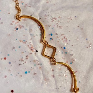 Square shape Braclete Bezel For Resin Art
