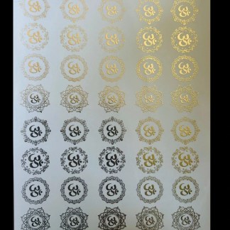 Om sticker sheet for resin art