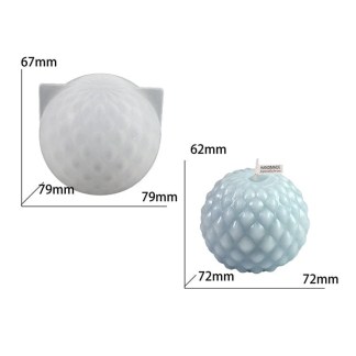 Small Water Drop Ball Candle Mould