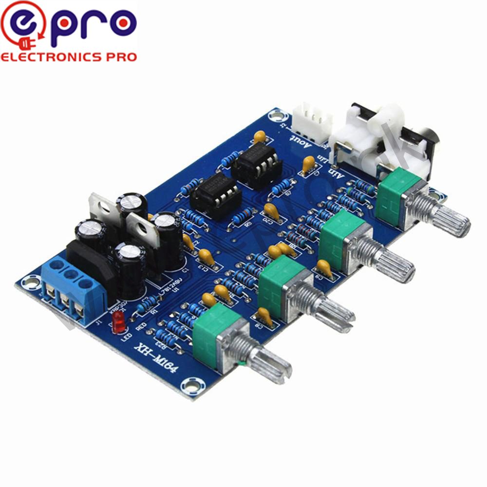 JINGERL NE5532 2.1 Channel Tone Preamplifier Board Audio Equalizer
