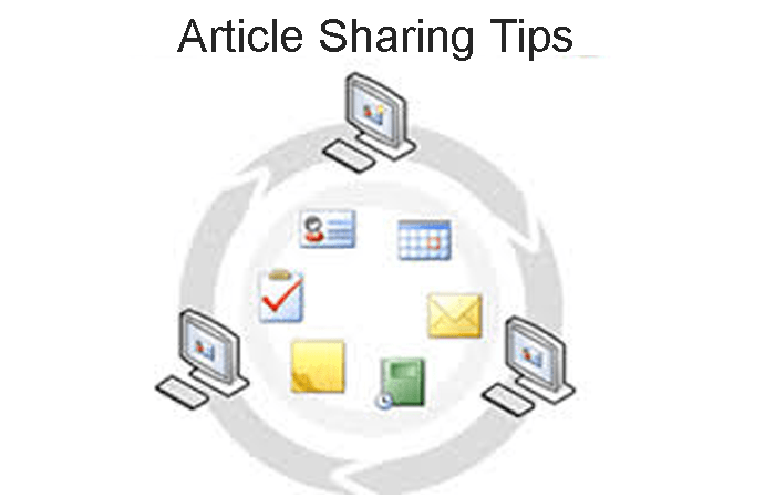 Article sharing-tips
