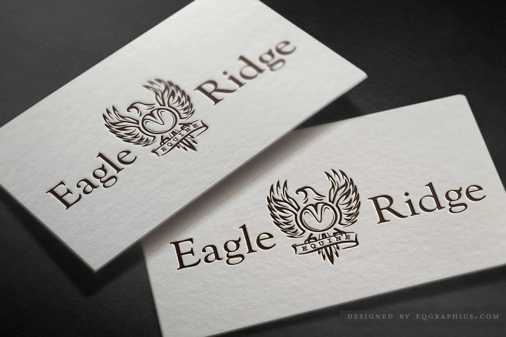 One of a Kind Tribal Eagle Farrier Business Cards