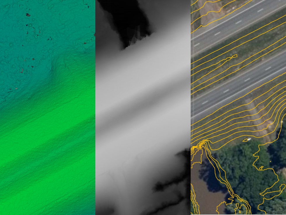 USGS LiDAR Viewer Find View And Extract LiDAR Instantly Equator LiDAR Vs DEM Vs Contours 