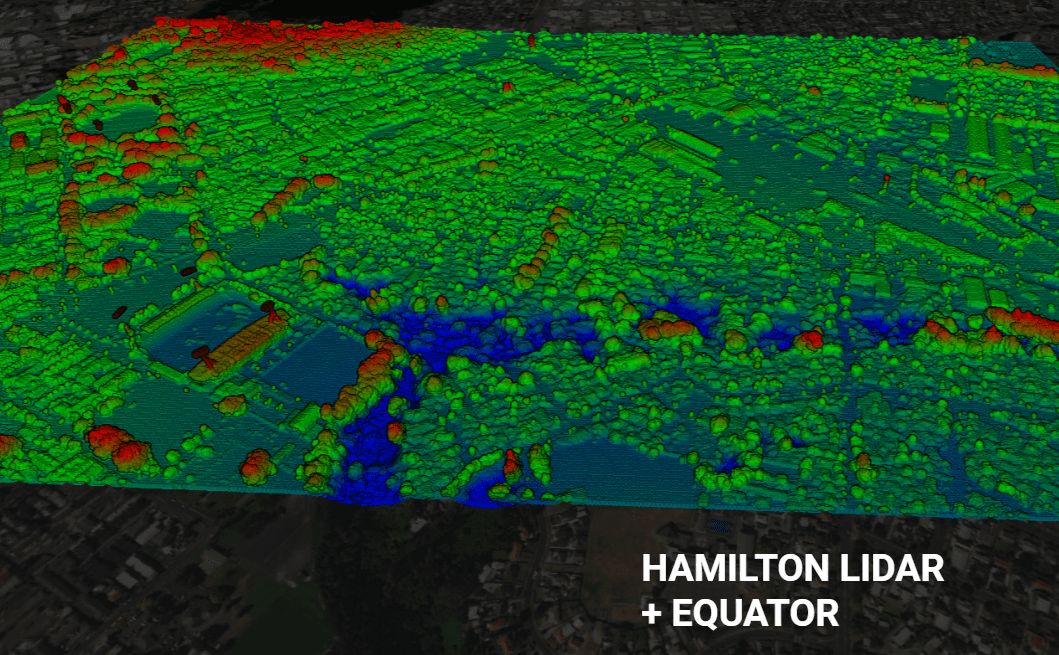 USGS LiDAR Viewer Find View And Extract LiDAR Instantly Equator Hamilton Lidar Title 