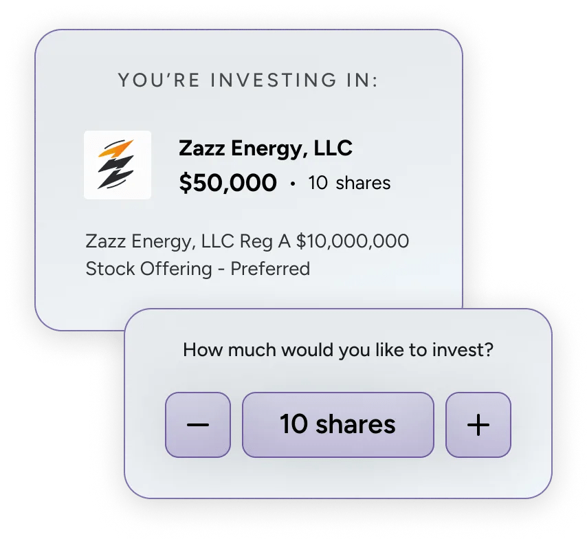 investment amount selection illustration