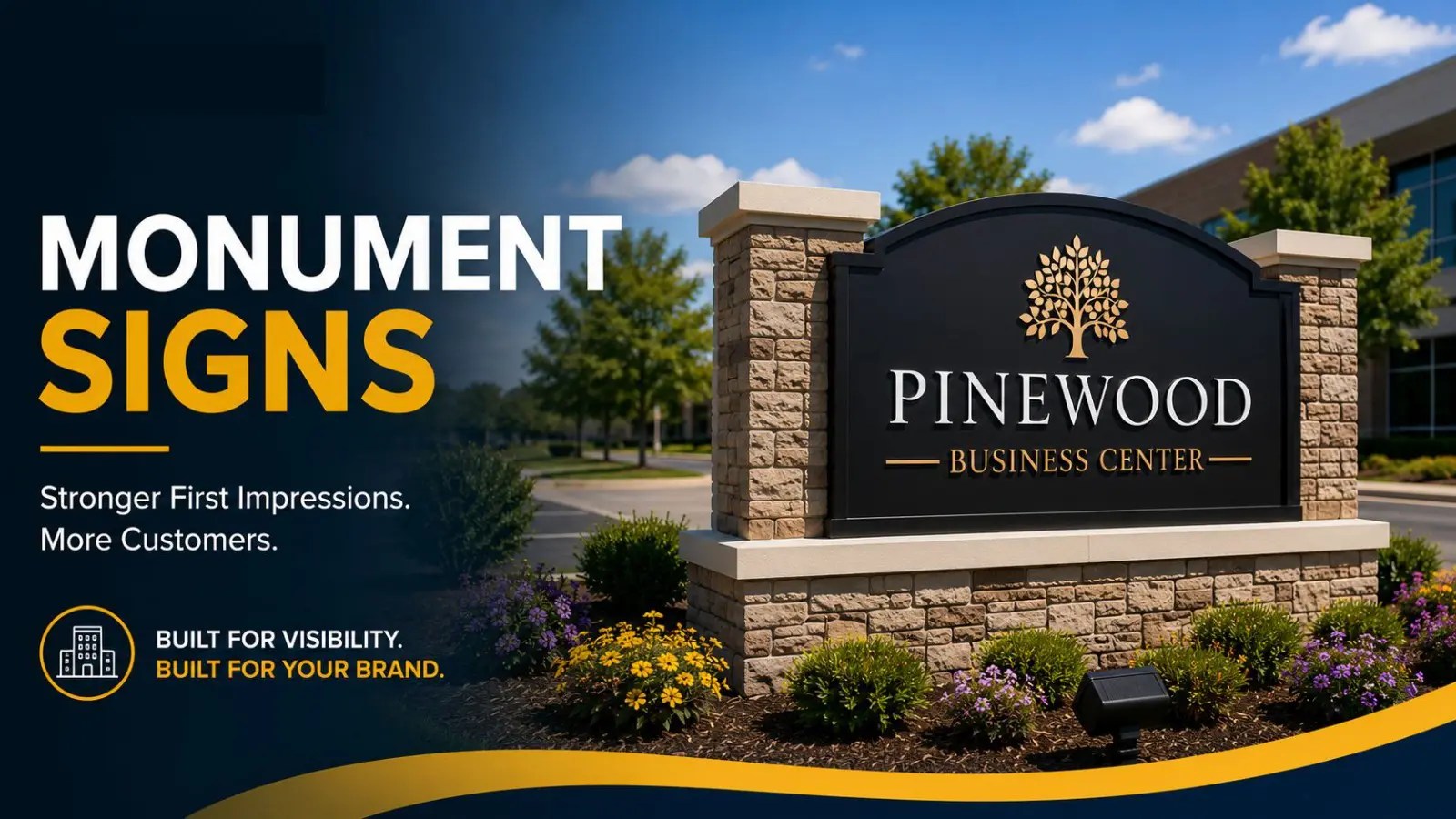 How Monument Signs Help Businesses Attract More Customers