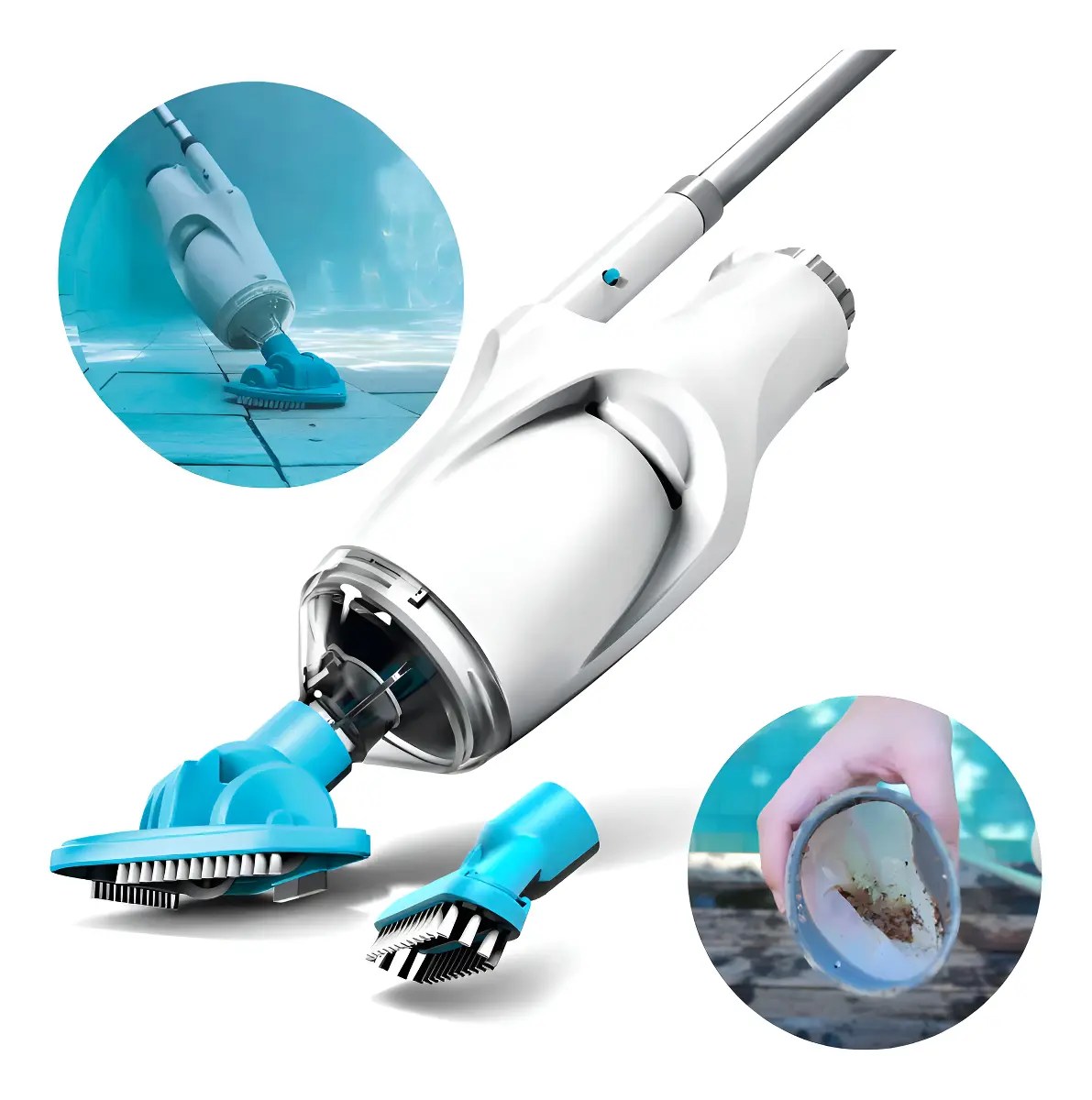 Aspirador De Piscina Portátil Recarregável Kokido Telsa 05