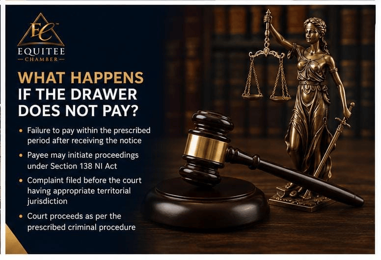 Cheque Bounce- What Happens If The Drawer Does Not Pay