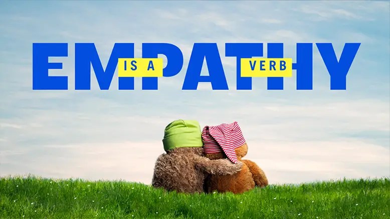 Empathy is a verb