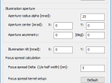 Dr Probe Gui Basic Illumination Parameters