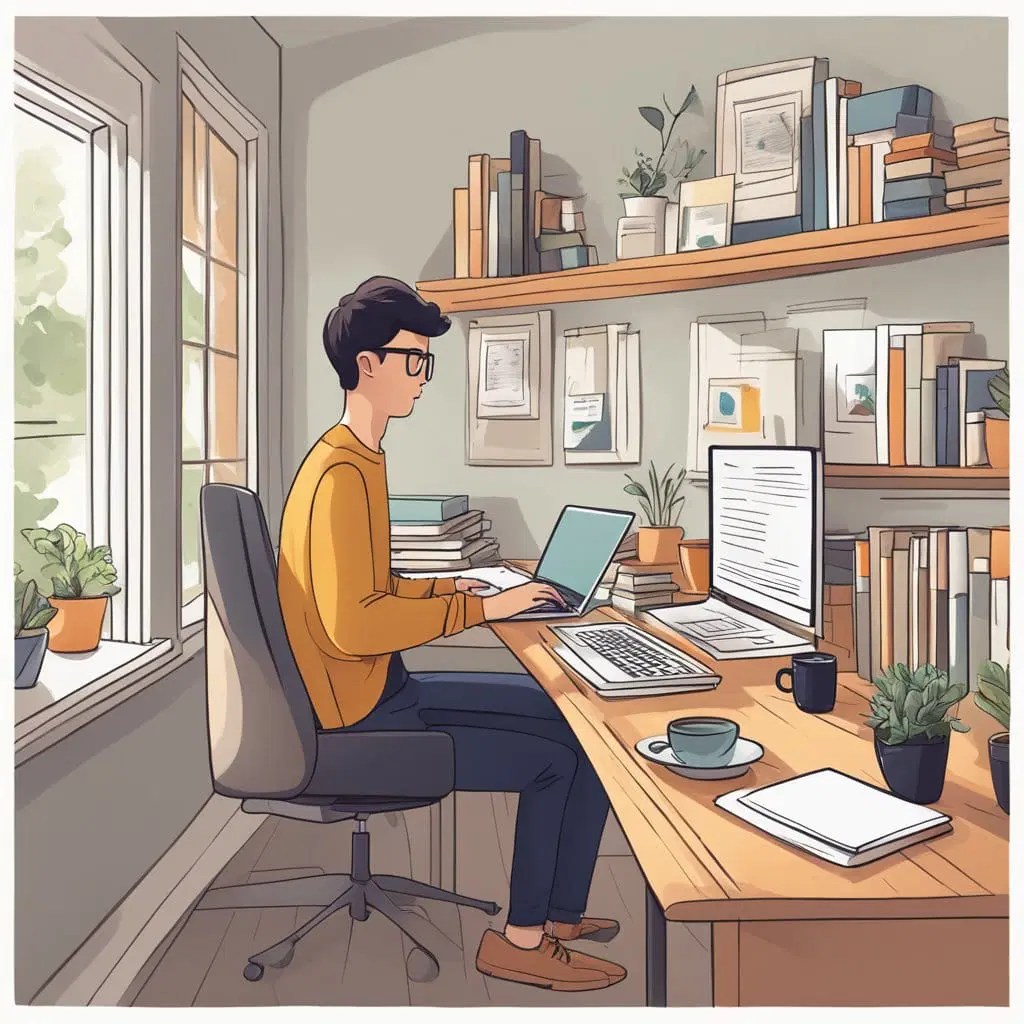 Technical Writer Remote4africa - Sunset Pattern Collection - Desktop Quality