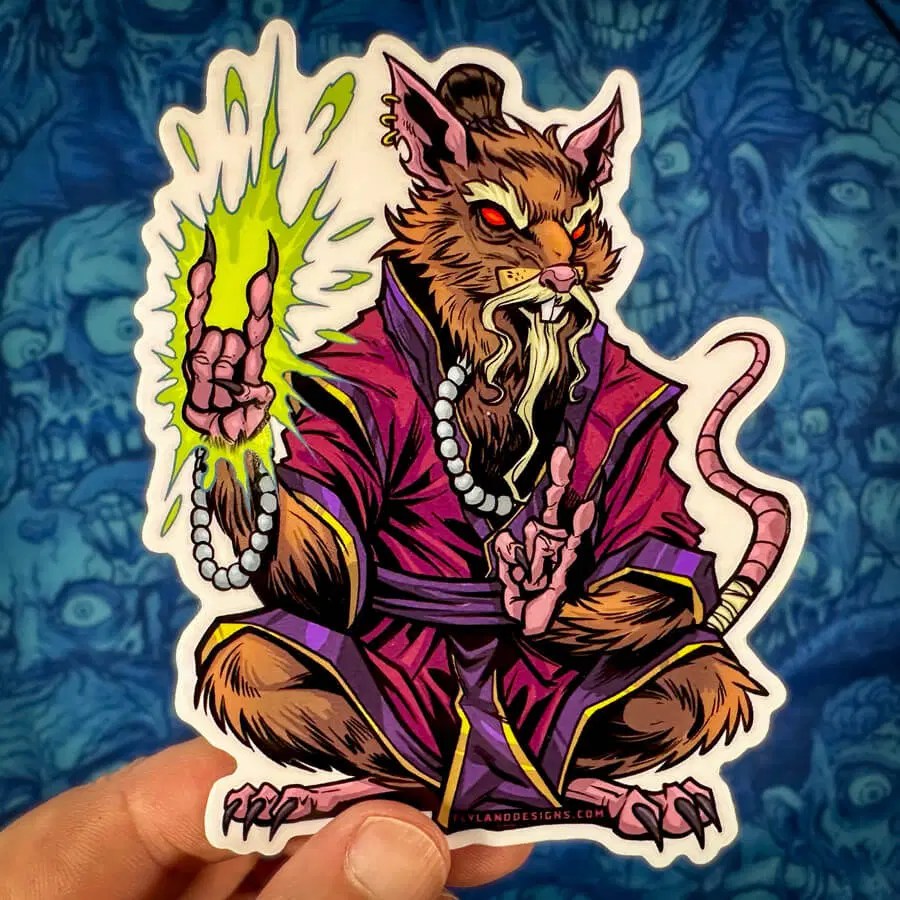 Master Splinter Splinter Sticker Teepublic - Best Gradient Photos in HD