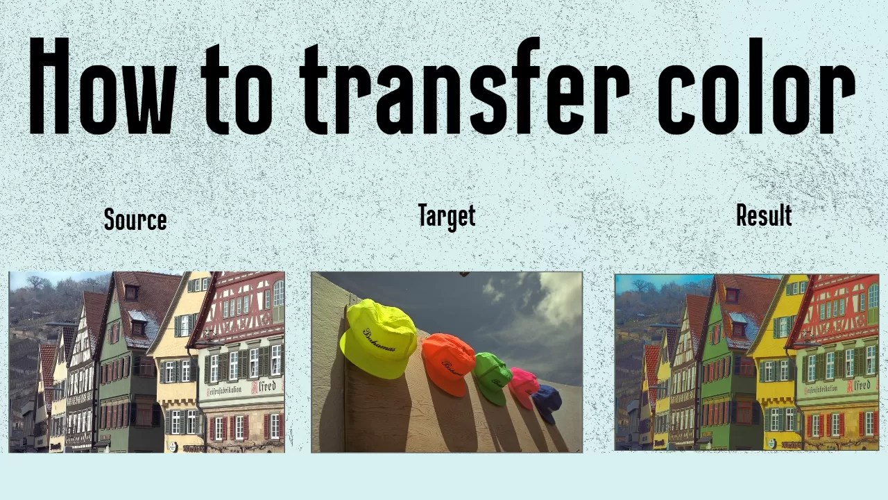 How to transfer color