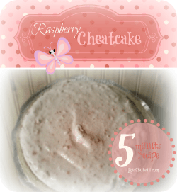 raspberry cheatcake featured