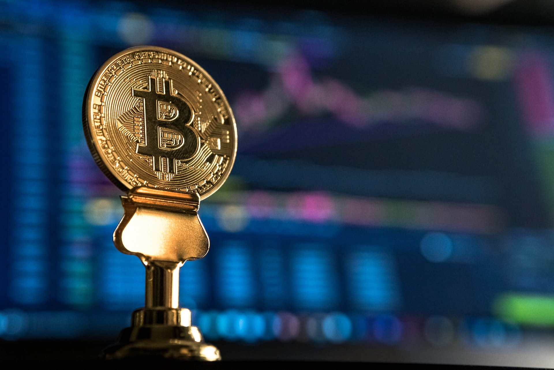 a computer mining bitcoin.
