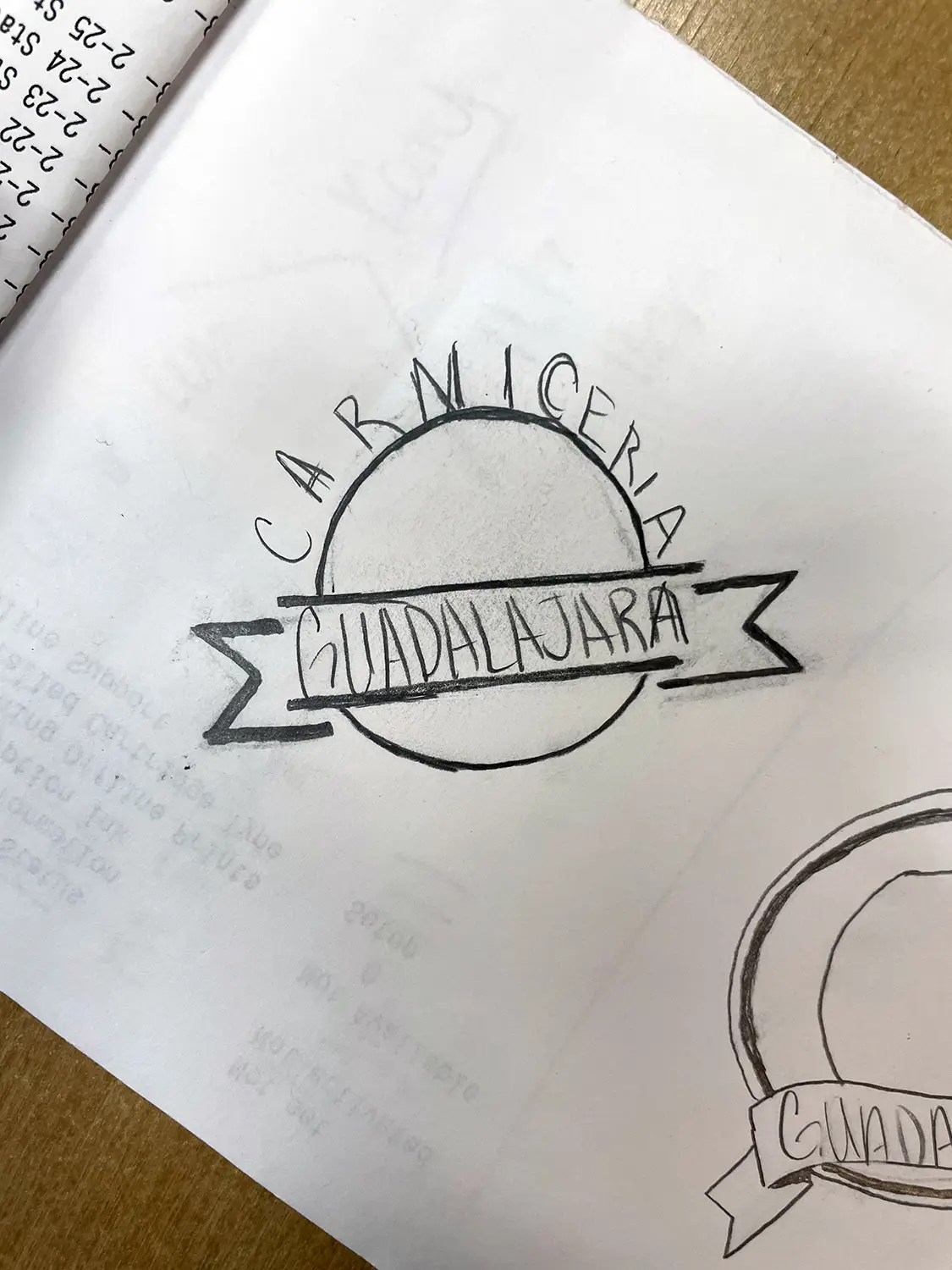 Carniceria Guadalajara Client Sketches