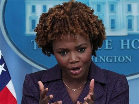 White House Press Secretary Karine Jean-Pierre