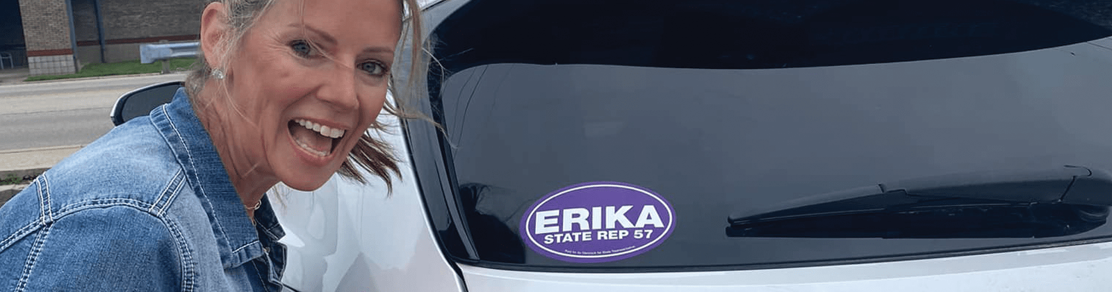 Erika Hancock Bumper Sticker