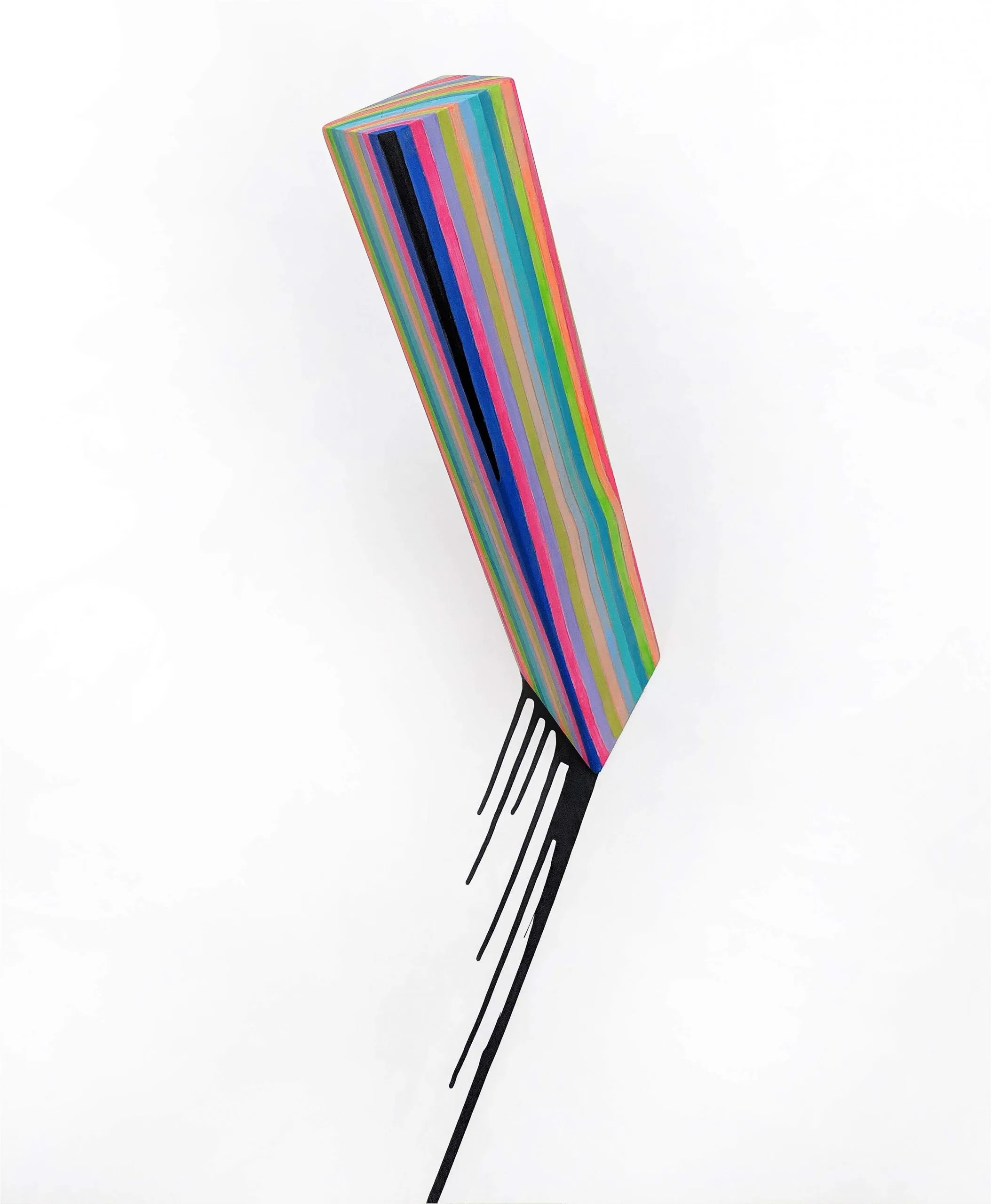 Accidents Happen ($h8t), 2019 mixed media, paint skin and aluminum
