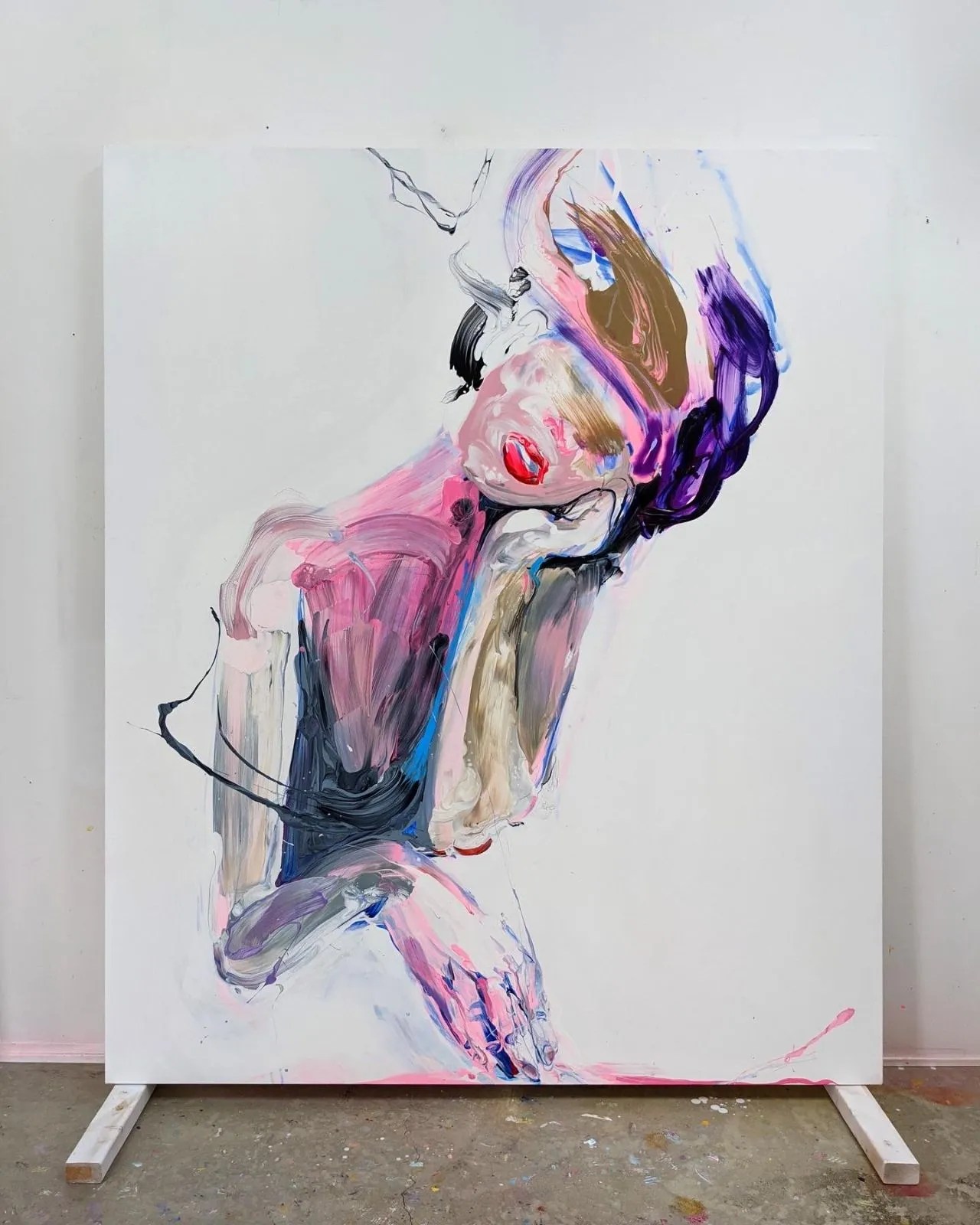 MOTO, 2021 (view) acrylic on canvas 72x60"