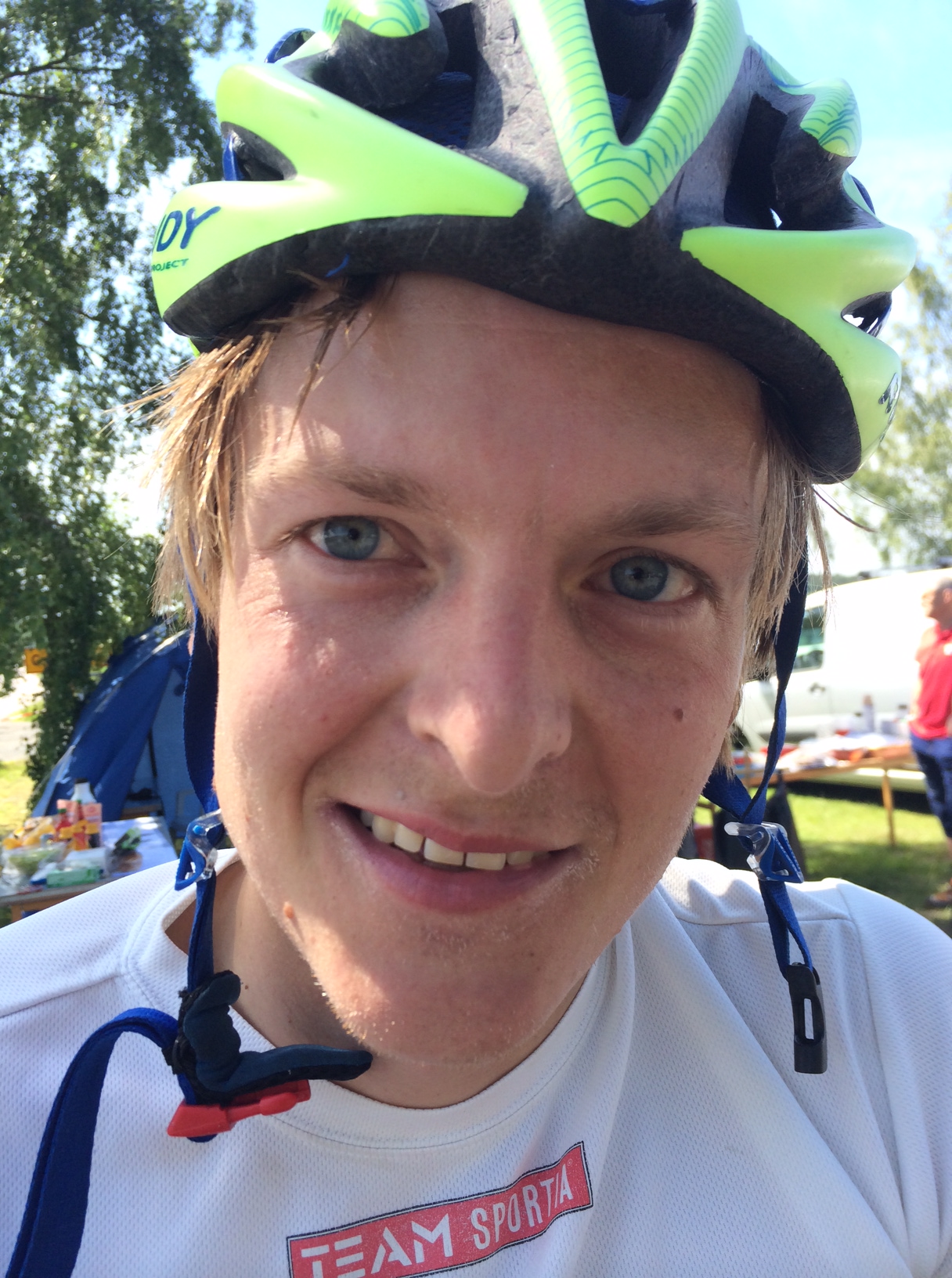 Partik "Packe" Karlsson är alltid trevlig och glad, i med- och motgång