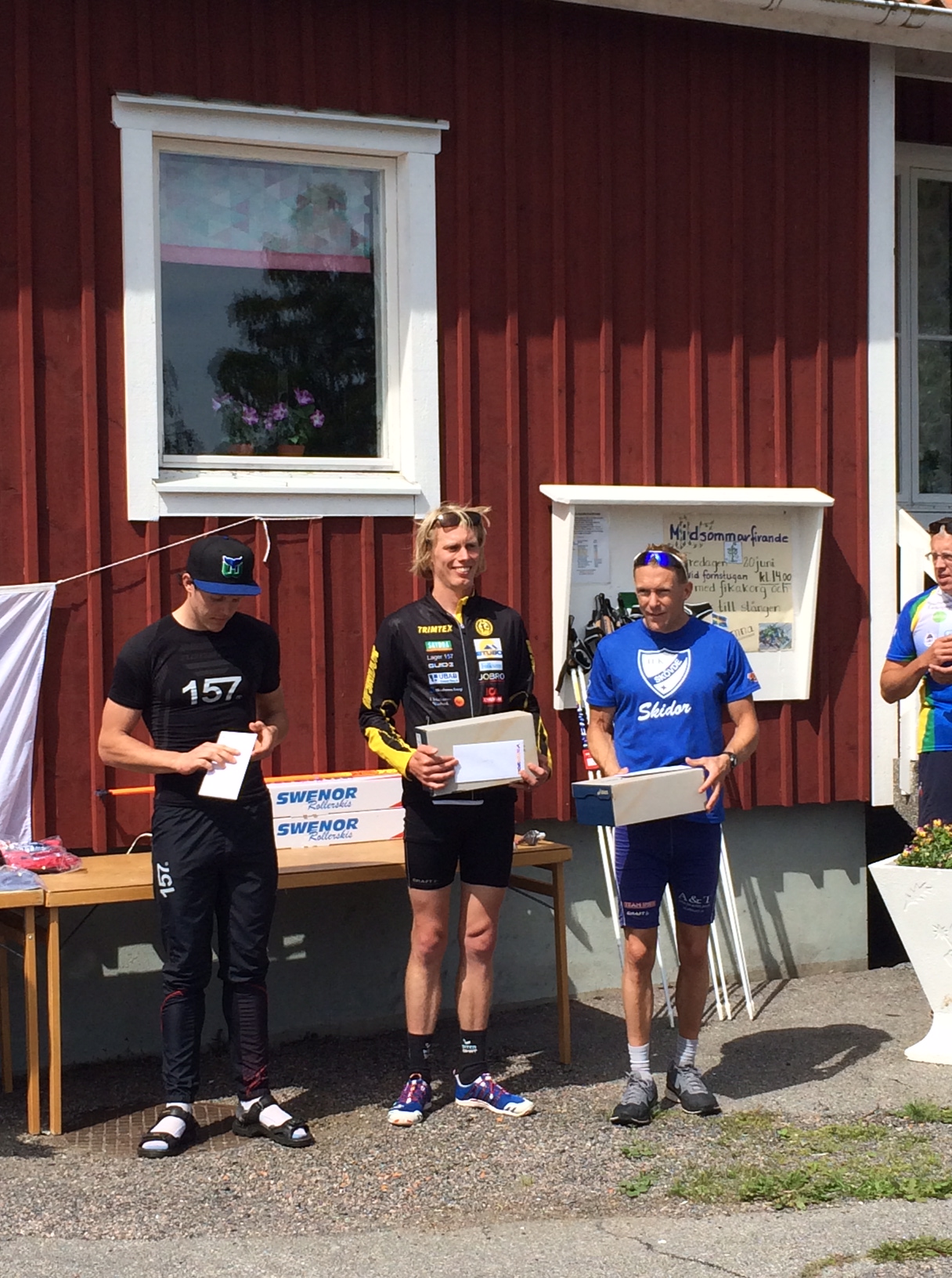 3:an Markus Ottosson, 2:an Erik Wickström och 1:an Dan Moberg