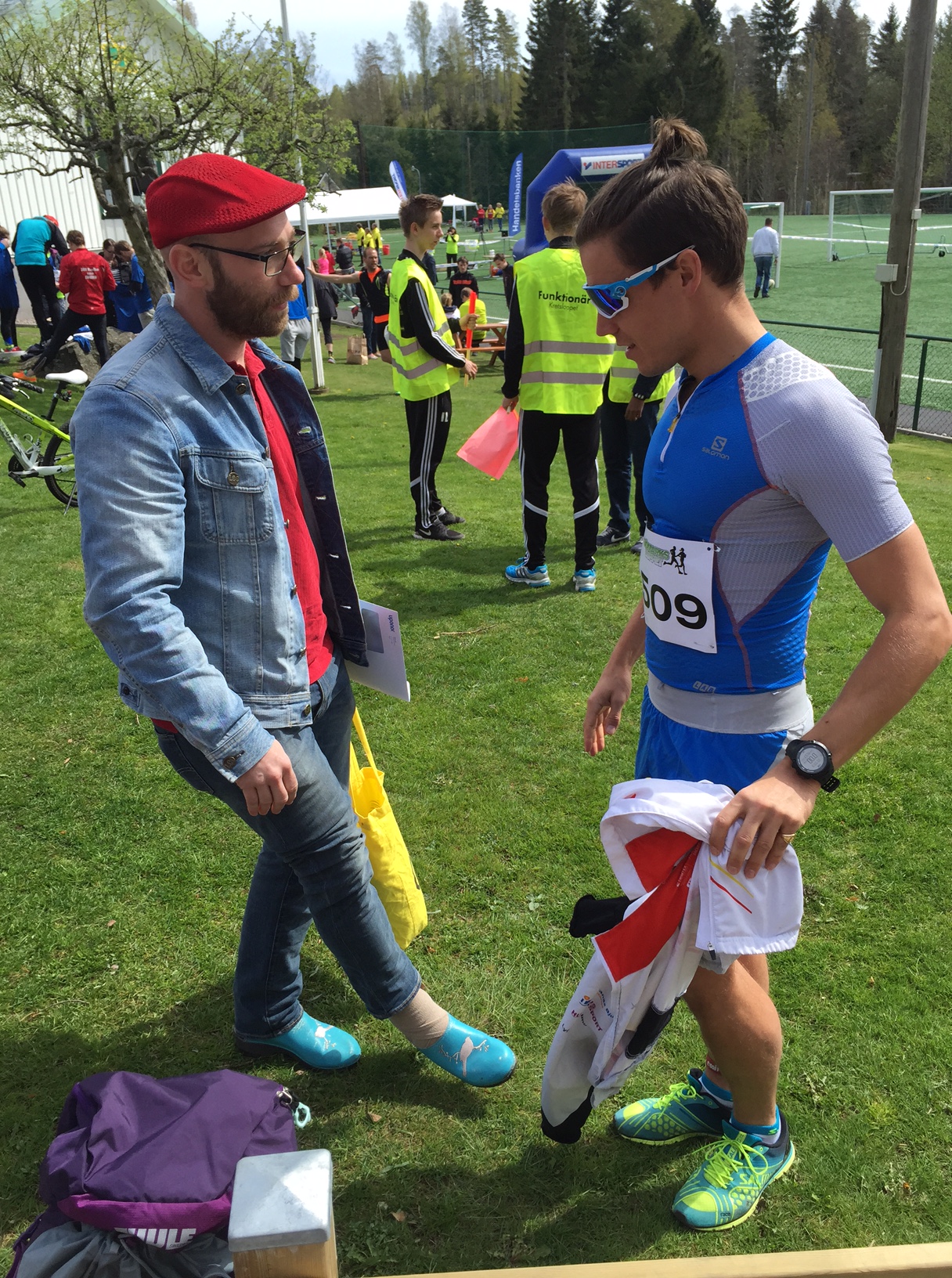Tobias Magnusson hade fram till i år sprungit samtliga upplagor av Sjömarksloppet sedan starten 2012, men en stukning på morgon satte stopp för årets lopp.
