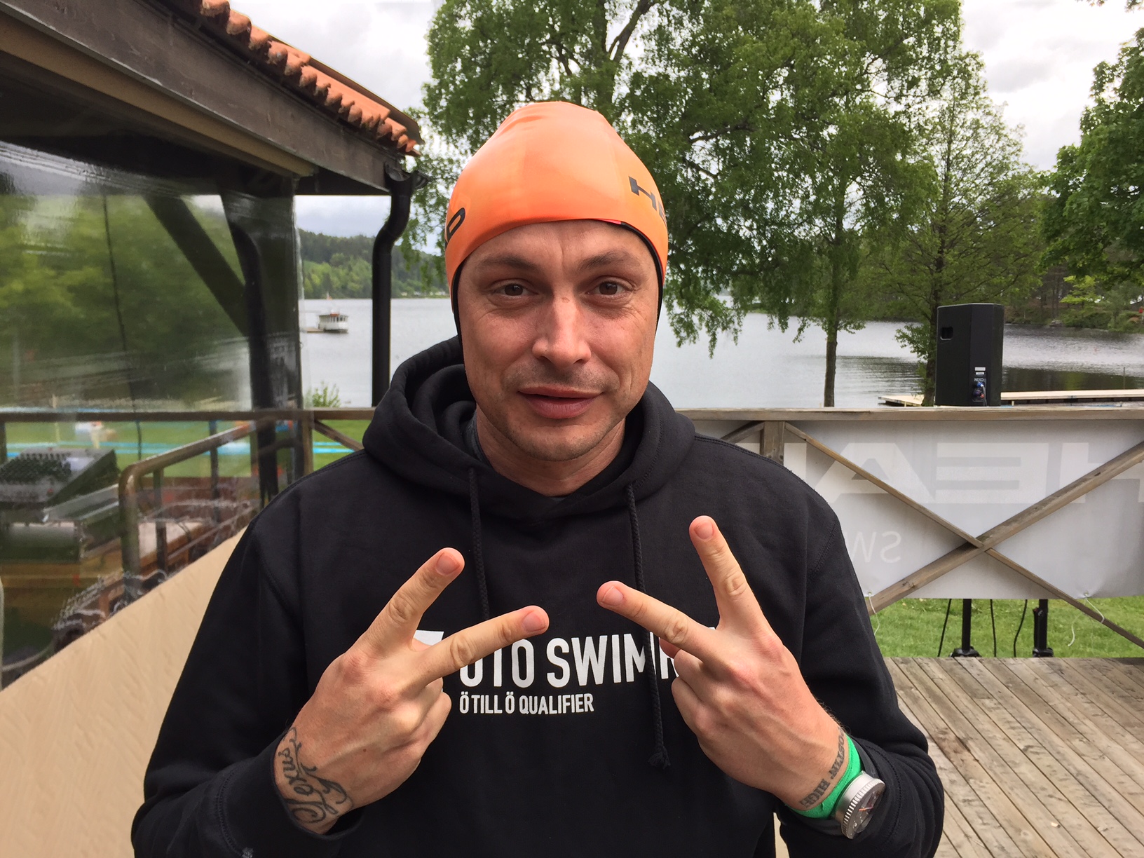 Petter Askegren gjorde sin andra raka Borås Swimrun