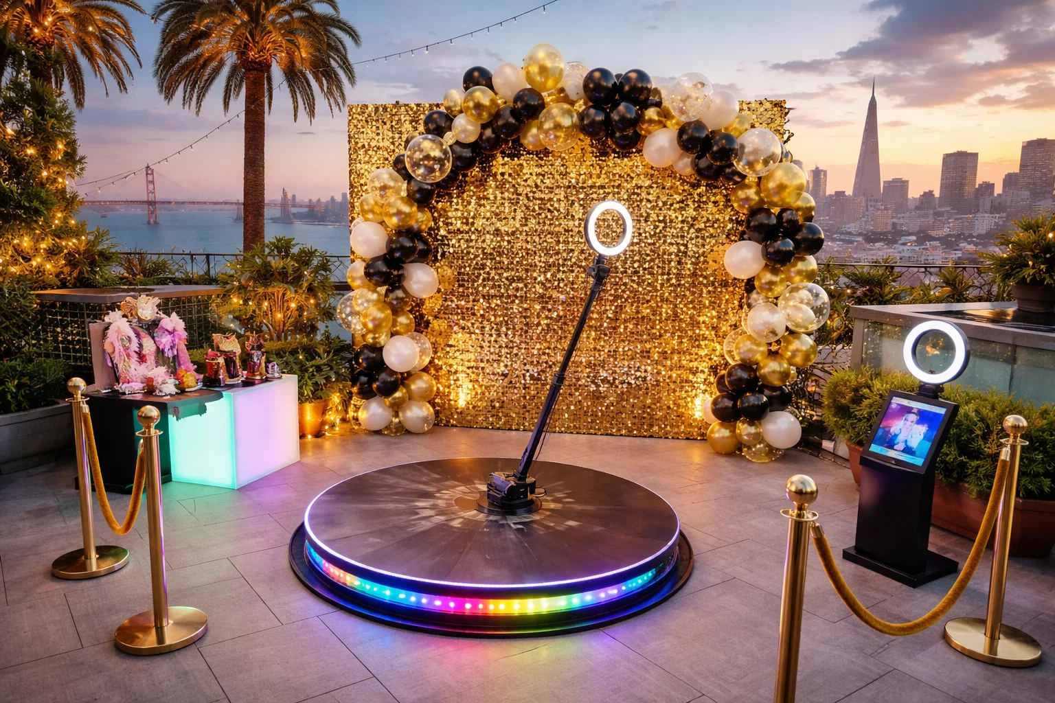 360 Photo Booth Setup