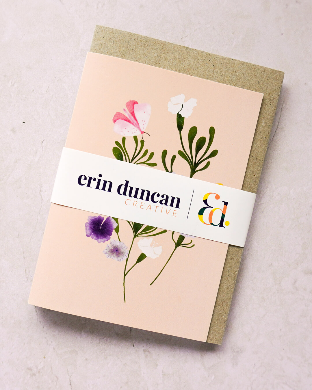 wildflower greeting card erin duncan creative