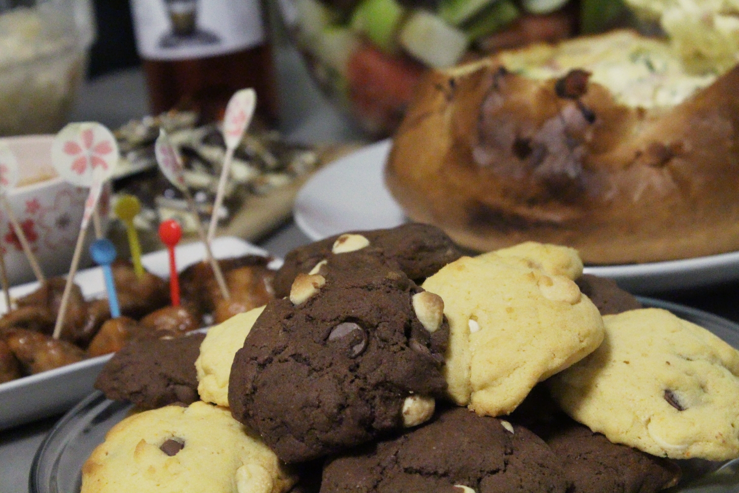 Delicious biscuits/cookies.