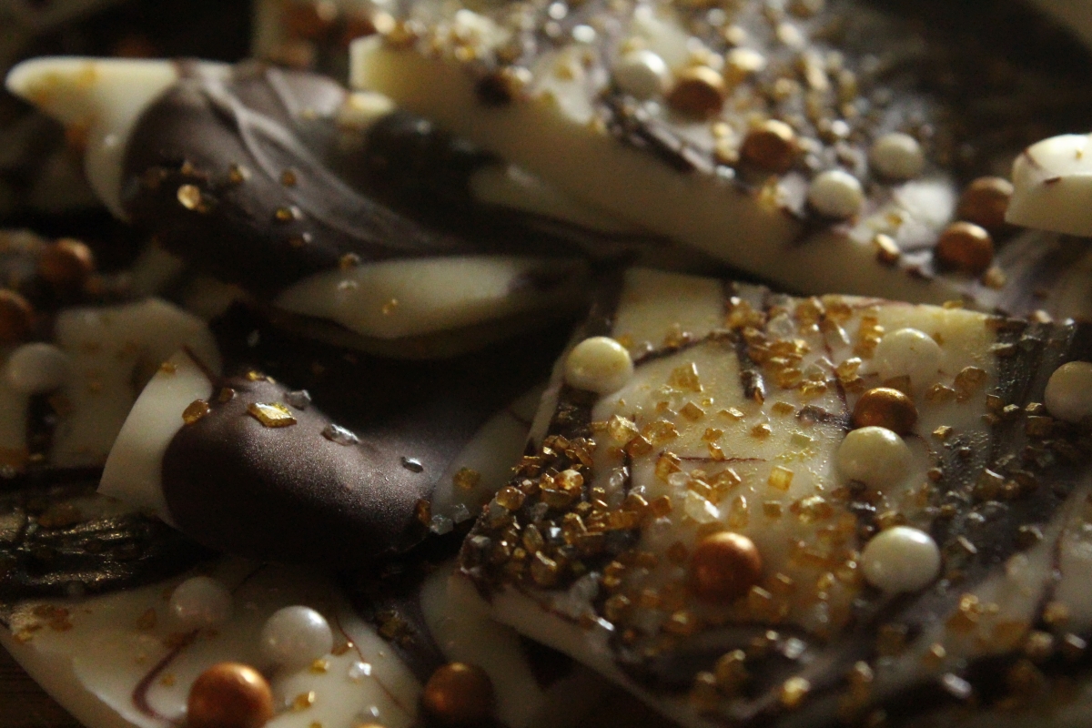 Up close of the chocolatey goodness!